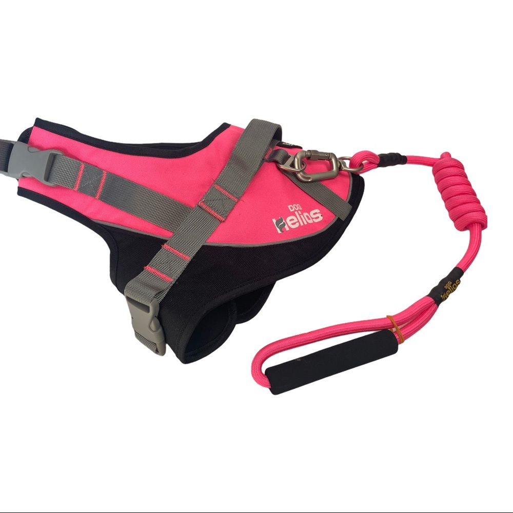 Helios Outdoor pink Adjustable Dog Leash Harness
